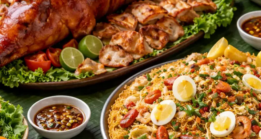 1. Build a Handaan Menu Around Lechon and Pancit
